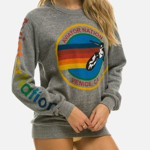 Aviator Nation grey crewneck